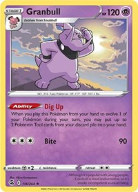 Granbull (116) - SWSH08: Fusion Strike (SWSH08)