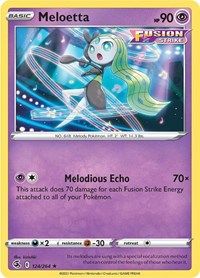 Meloetta (124) - SWSH08: Fusion Strike (SWSH08)