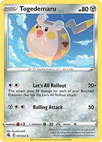 Togedemaru (187) - SWSH08: Fusion Strike (SWSH08)