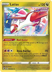 Latias (193) - SWSH08: Fusion Strike (SWSH08)