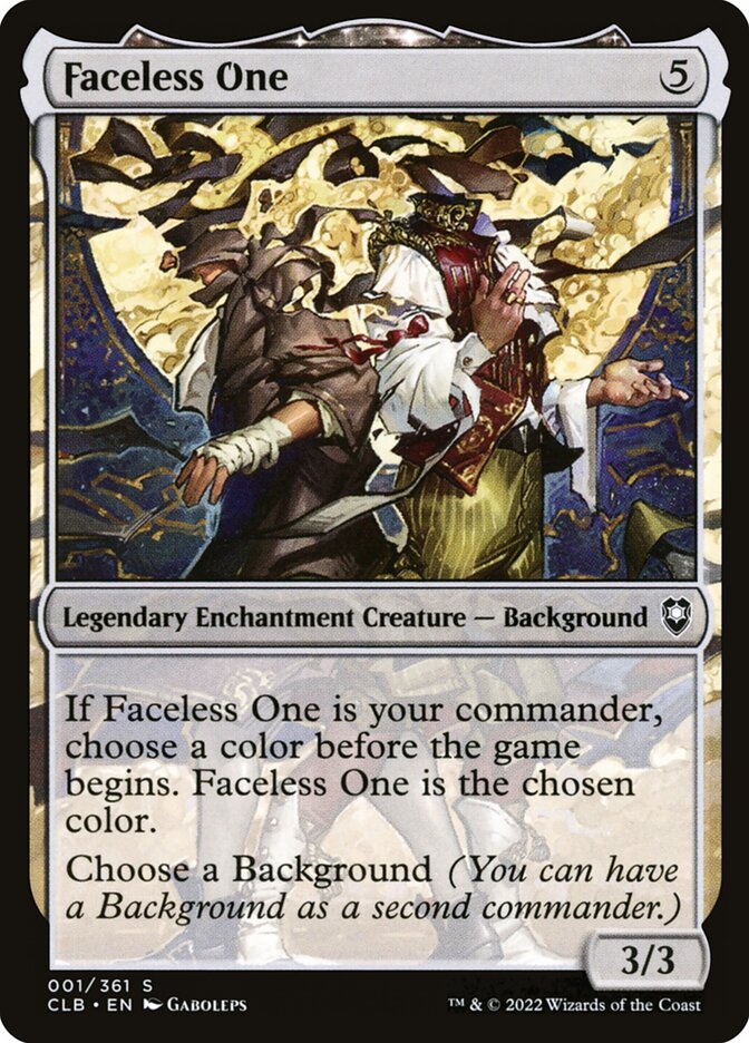 Faceless One (1) - Commander Legends: Battle for Baldur's Gate (CLB)