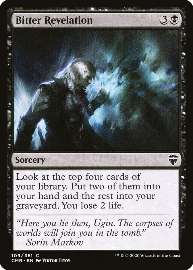 Bitter Revelation (109) - Commander Legends (CMR)