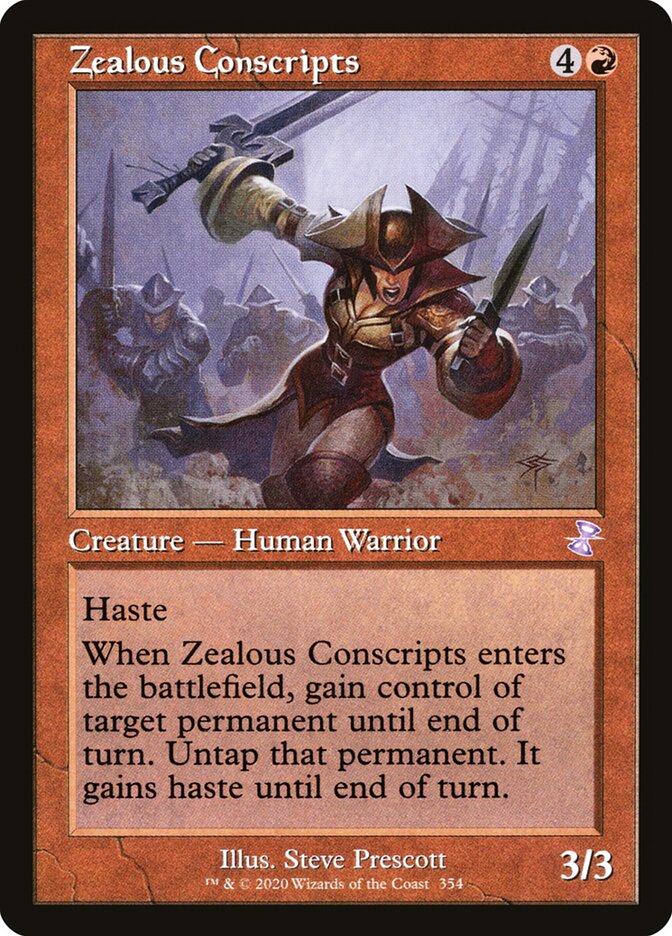 Zealous Conscripts (354) - Time Spiral Remastered (TSR)