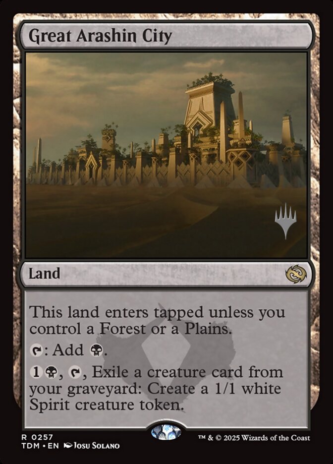 Great Arashin City (257p) - Tarkir: Dragonstorm Promos (PTDM)