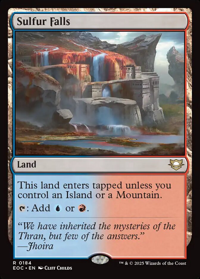 Sulfur Falls (184) - Edge of Eternities Commander (EOC)
