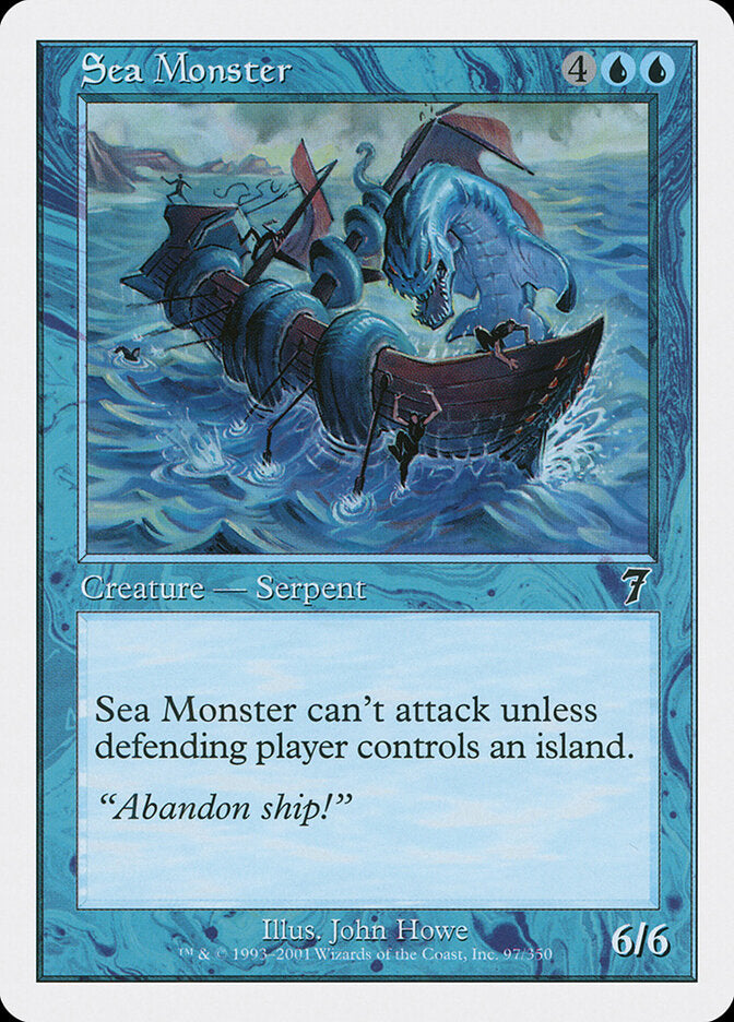 Sea Monster (97) - Seventh Edition (7ED)