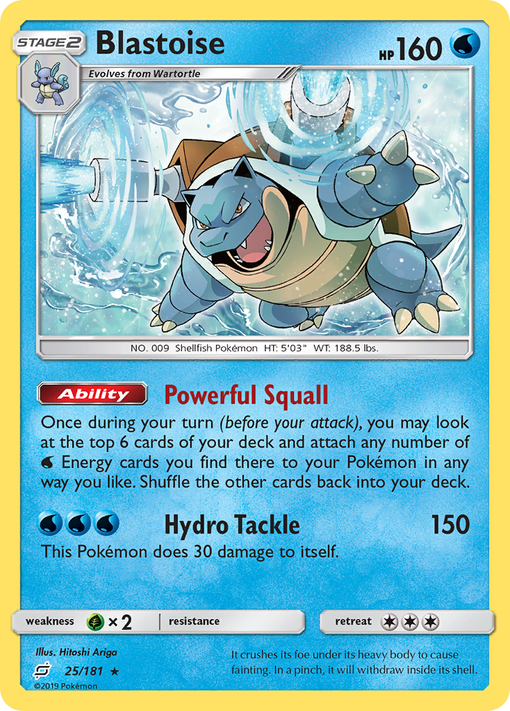 Blastoise (25/181) - Team Up (TEU)