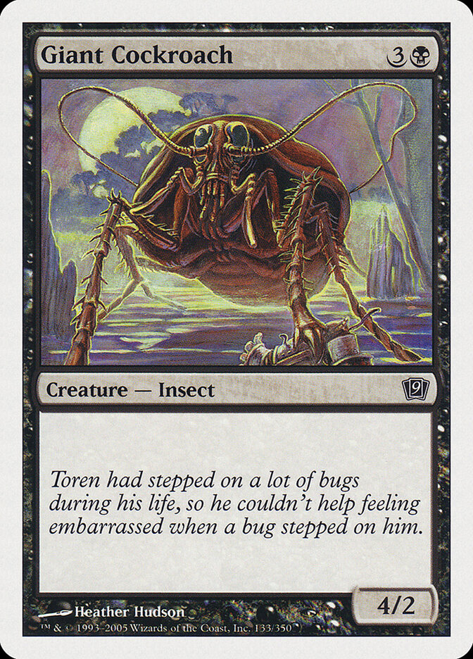 Giant Cockroach (133) - Ninth Edition (9ED)