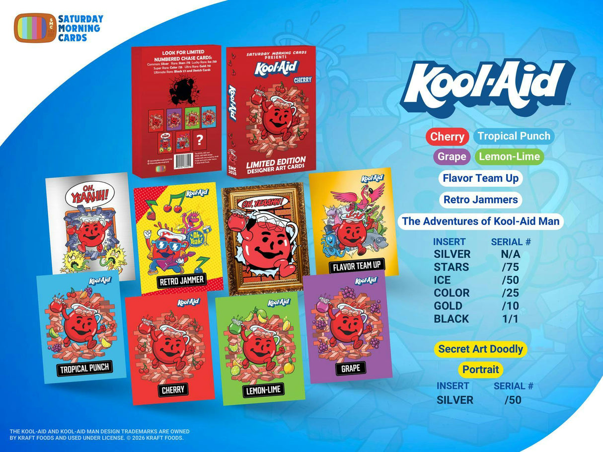 2026 Saturday Morning Cards Kool-Aid Trading Cards Hobby Box