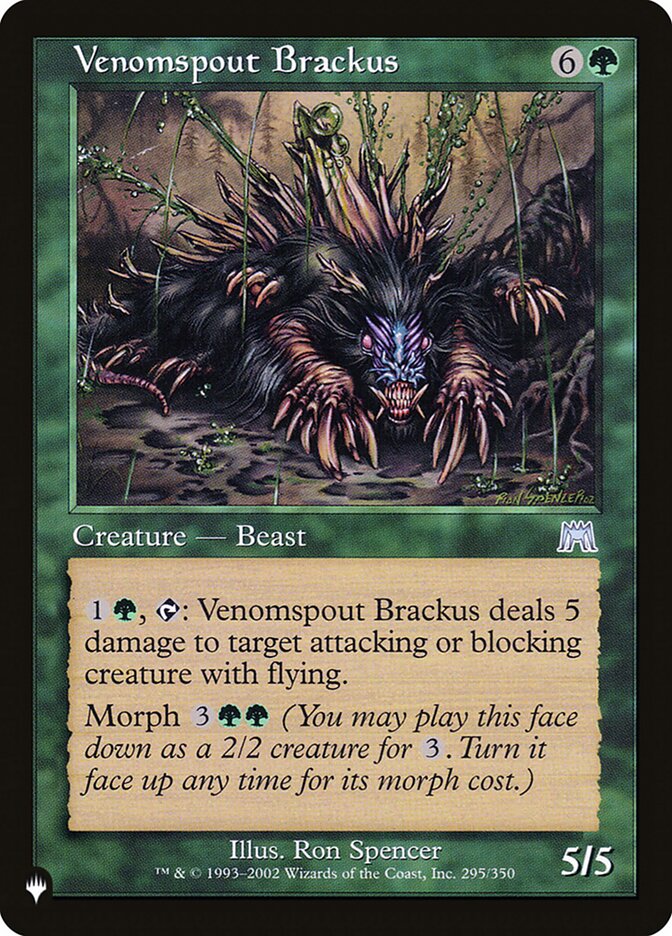 Venomspout Brackus (ONS-295) - The List (PLST)