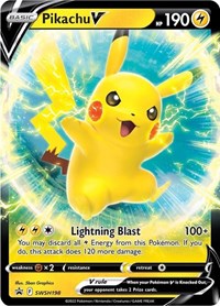 Pikachu V - (SWSH198) - SWSH: Sword & Shield Promo Cards (SWSD)