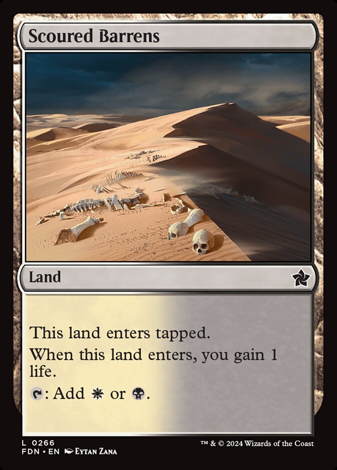Scoured Barrens (266) - Foundations (FDN)