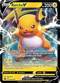 Raichu V (45) - SWSH09: Brilliant Stars (SWSH09)