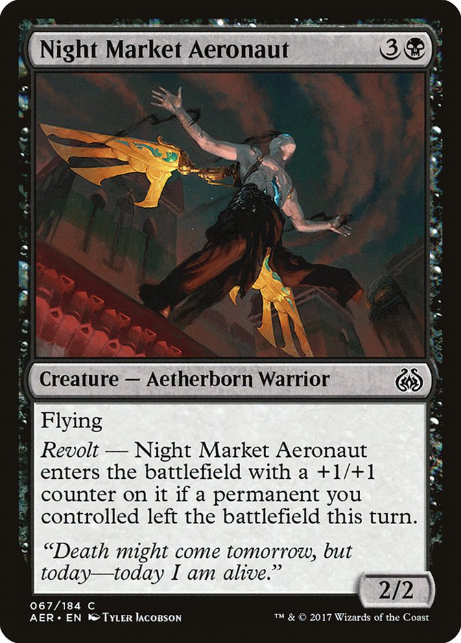 Night Market Aeronaut (67) - Aether Revolt (AER)