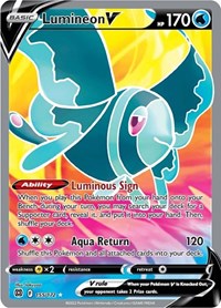 Lumineon V (Full Art) (155) - SWSH09: Brilliant Stars (SWSH09)