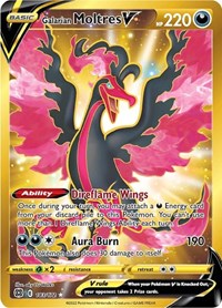 Galarian Moltres V (Secret) (183) - SWSH09: Brilliant Stars (SWSH09)