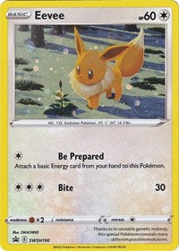 Eevee - (SWSH190) - SWSH: Sword & Shield Promo Cards (SWSD)