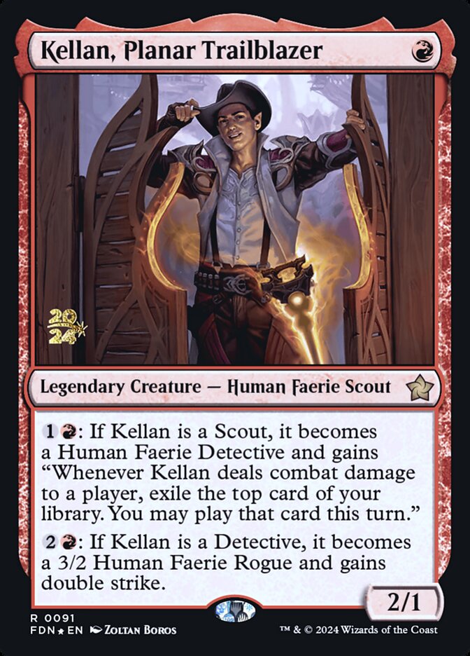Kellan, Planar Trailblazer (91s) - Foundations Promos (PFDN)