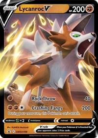 Lycanroc V - (SWSH199) - SWSH: Sword & Shield Promo Cards (SWSD)