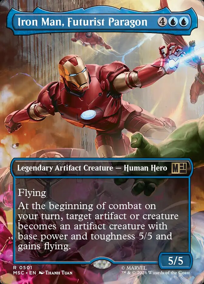 Iron Man, Futurist Paragon (501) - Marvel Super Heroes Commander (MSC)