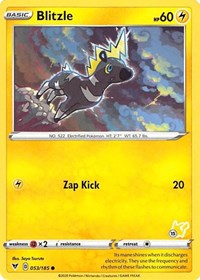 Blitzle - 053/185 (#15 Pikachu Stamped) (53) - Battle Academy 2022 (BA22)