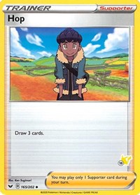 Hop - 165/202 (#13 Pikachu Stamped) (165) - Battle Academy 2022 (BA22)
