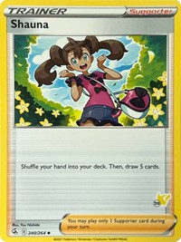 Shauna - 240/264 (#59 Pikachu Stamped) (240) - Battle Academy 2022 (BA22)