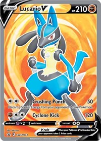 Lucario V - (SWSH213) - SWSH: Sword & Shield Promo Cards (SWSD)