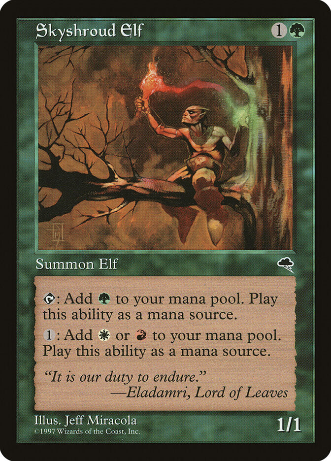Skyshroud Elf (255) - Tempest (TMP)