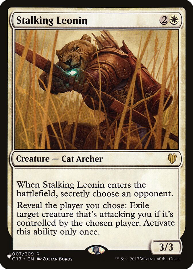 Stalking Leonin (C17-7) - The List (PLST)