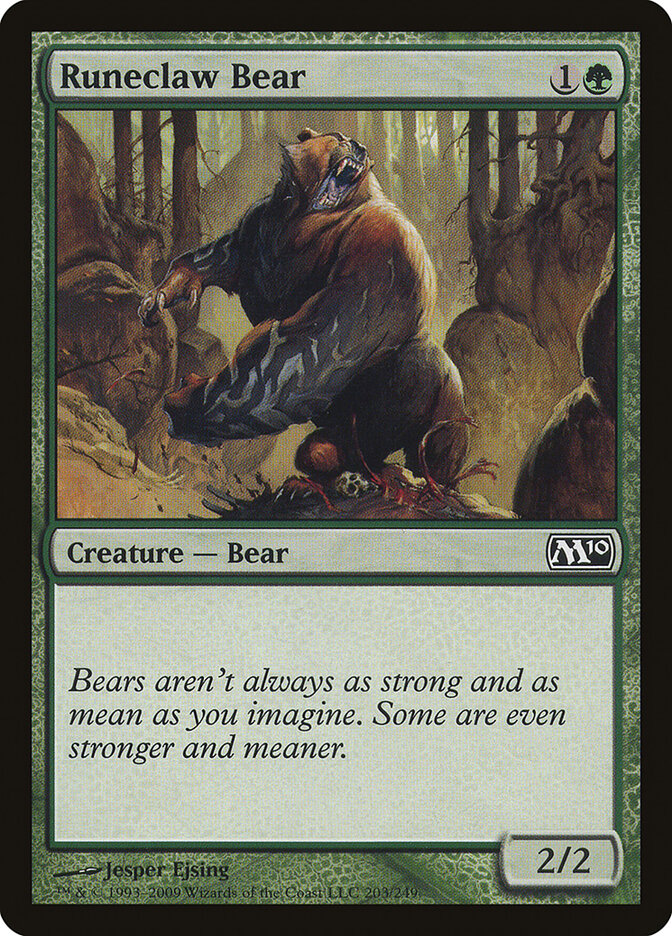 Runeclaw Bear (203) - Magic 2010 (M10)