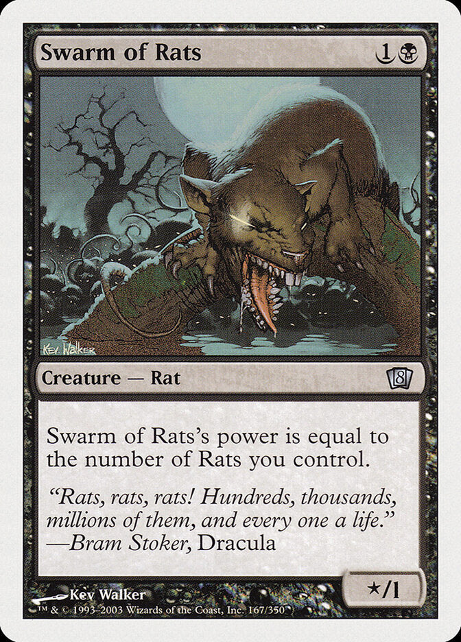 Swarm of Rats (167) - Eighth Edition (8ED)