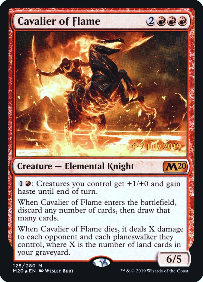 Cavalier of Flame (125s) - Core Set 2020 Promos (PM20)