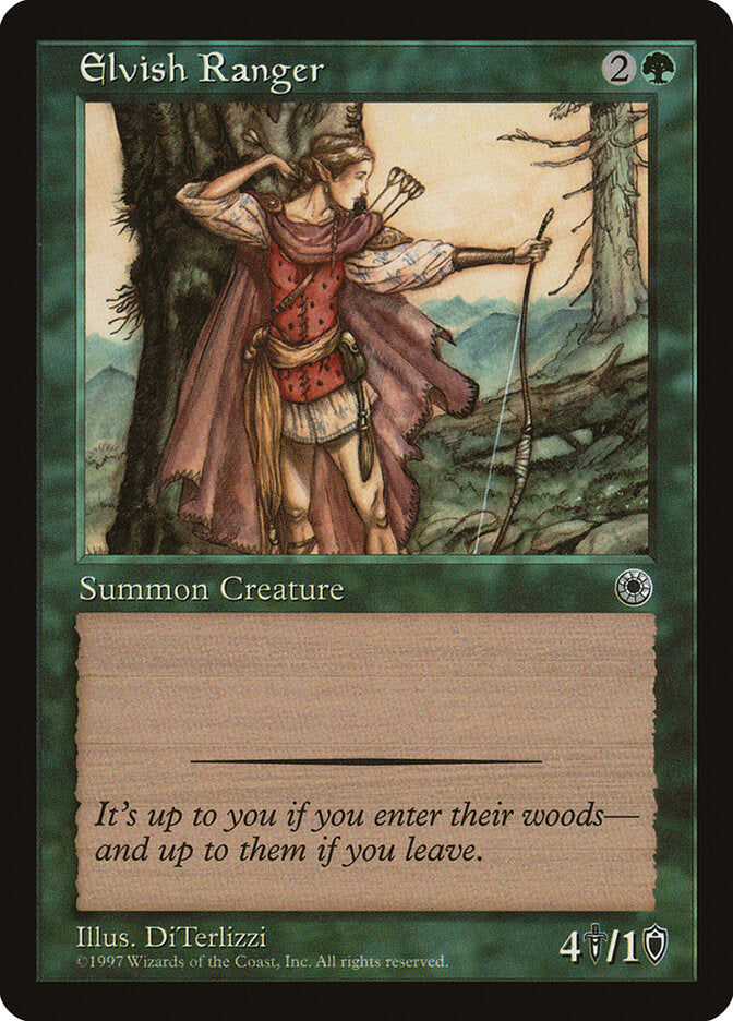 Elvish Ranger (165) - Portal (POR)