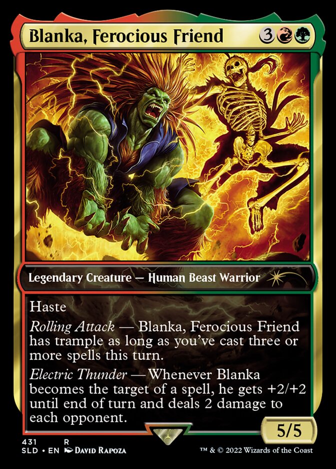 Blanka, Ferocious Friend - The Howling Abomination (431) - Secret Lair Drop (SLD)