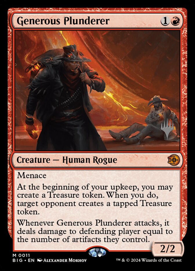 Generous Plunderer (11p) - The Big Score Promos (PBIG)