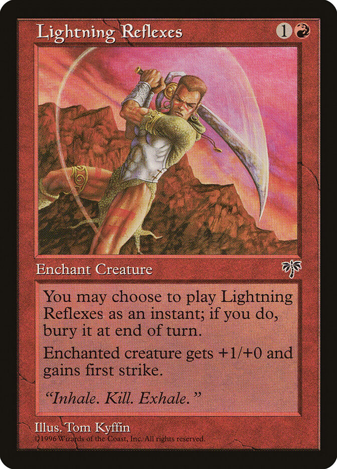 Lightning Reflexes (186) - Mirage (MIR)