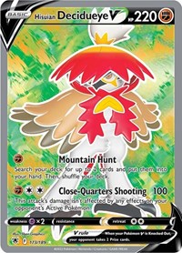 Hisuian Decidueye V (Full Art) (173) - SWSH10: Astral Radiance (SWSH10)
