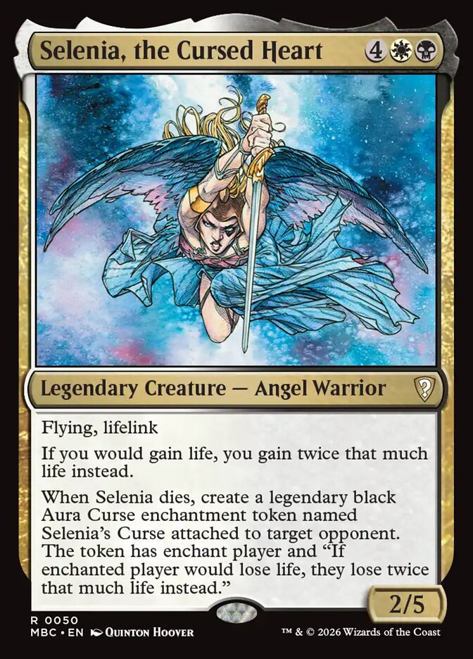 Selenia, the Cursed Heart (50) - Mystery Booster Commander Edition (MBC)