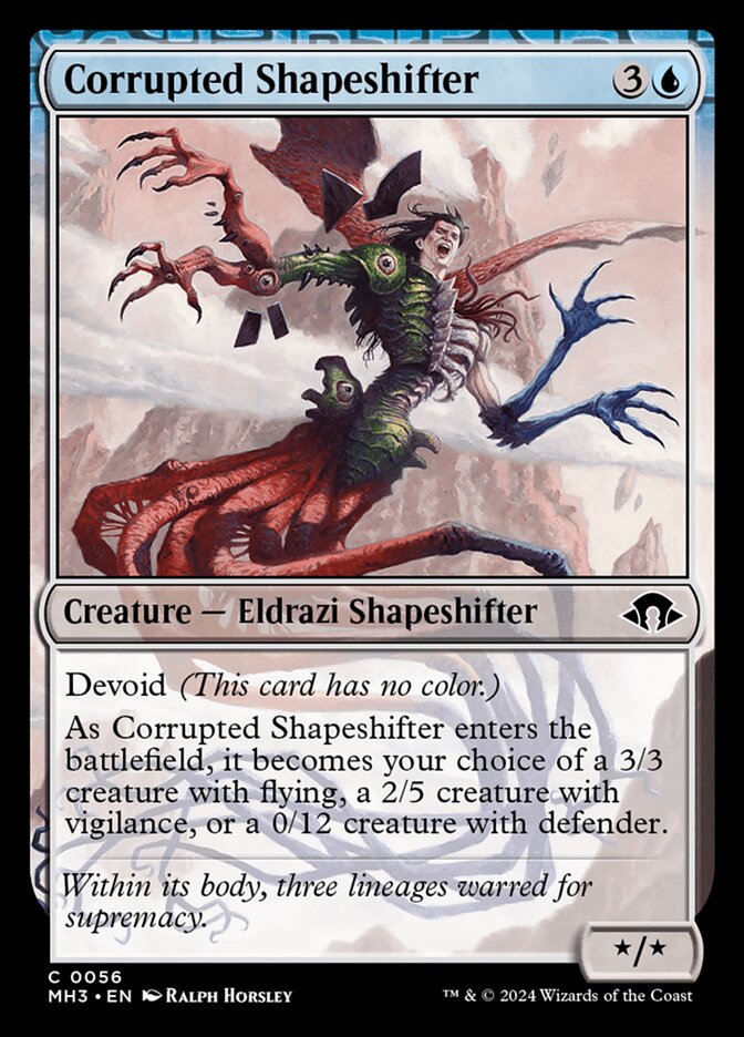 Corrupted Shapeshifter (56) - Modern Horizons 3 (MH3)
