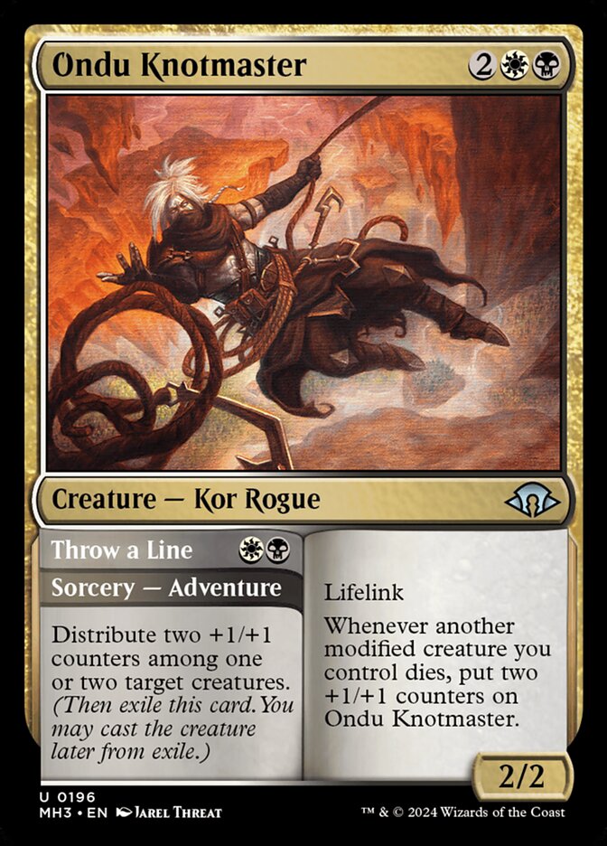 Ondu Knotmaster // Throw a Line (196) - Modern Horizons 3 (MH3)