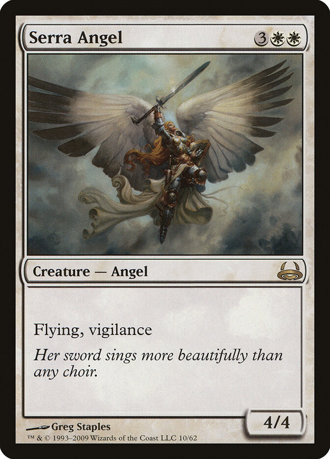 Serra Angel (10) - Duel Decks: Divine vs. Demonic (DDC)