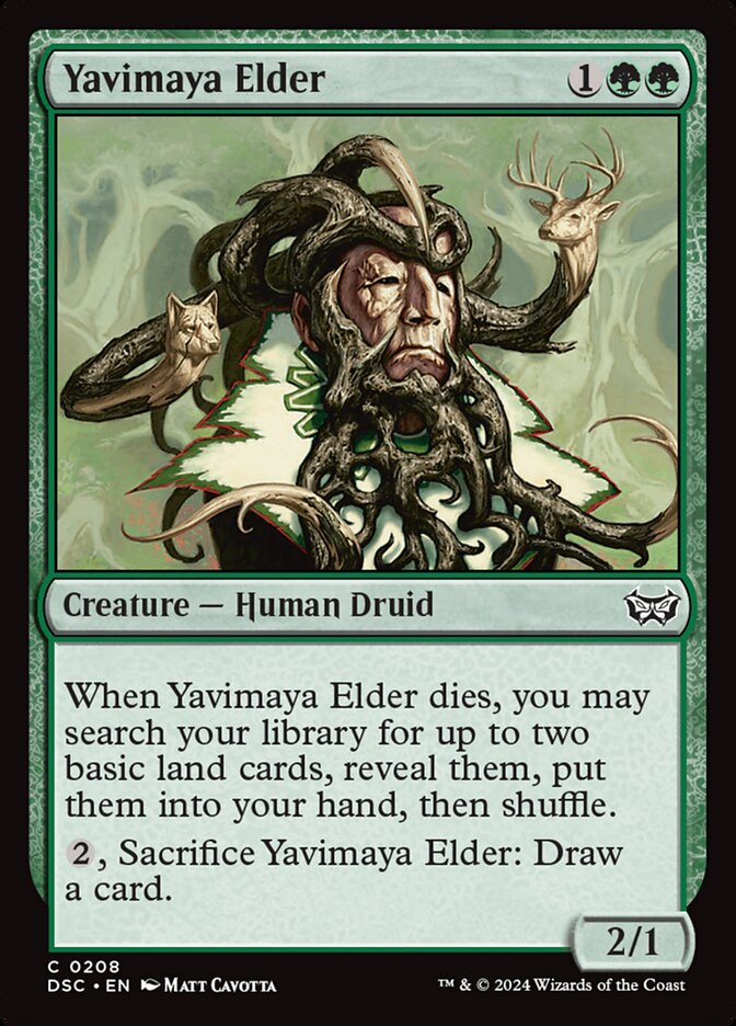 Yavimaya Elder (208) - Duskmourn: House of Horror Commander (DSC)