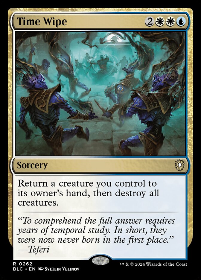 Time Wipe (262) - Bloomburrow Commander (BLC)