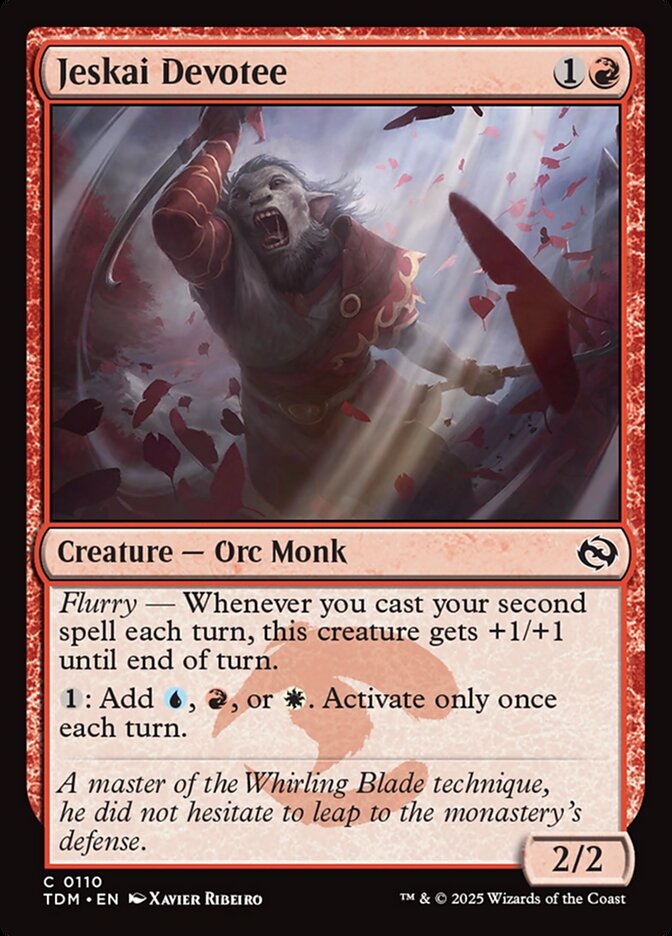 Jeskai Devotee (110) - Tarkir: Dragonstorm (TDM)