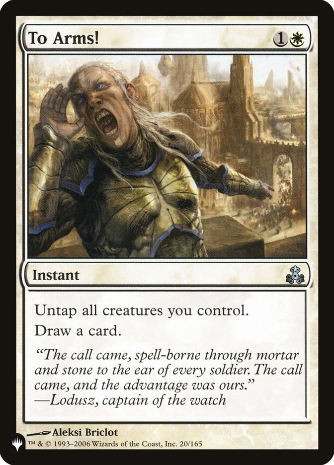To Arms! (GPT-20) - The List (PLST)