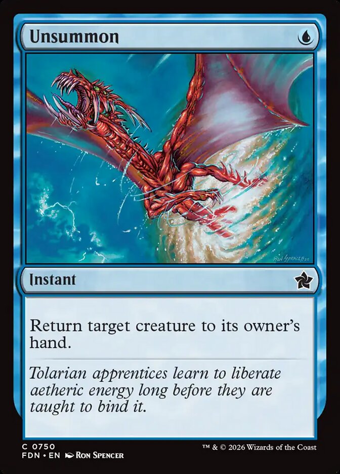 Unsummon (750) - Foundations (FDN)