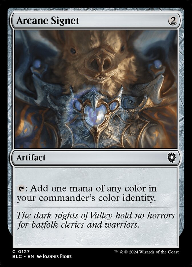 Arcane Signet (127) - Bloomburrow Commander (BLC)