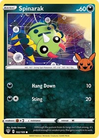 Spinarak (102) - Trick or Trade BOOster Bundle (TTBB)