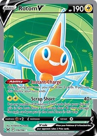 Rotom V (Full Art) (176) - SWSH11: Lost Origin (SWSH11)